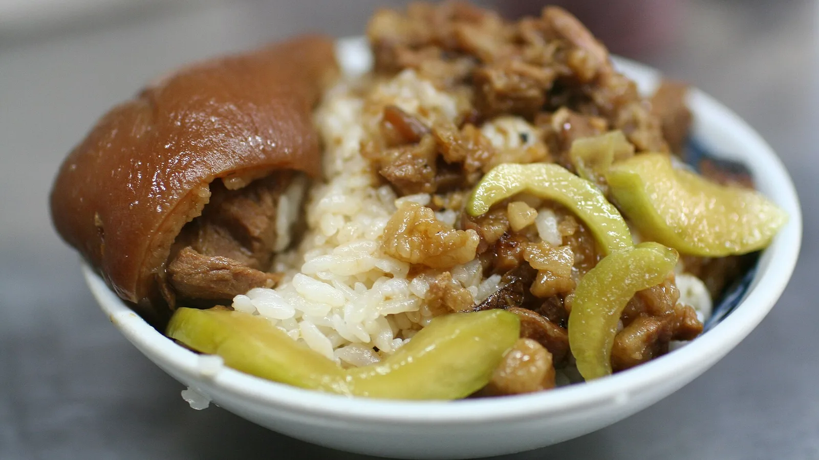 台中第二市場的魯肉飯
